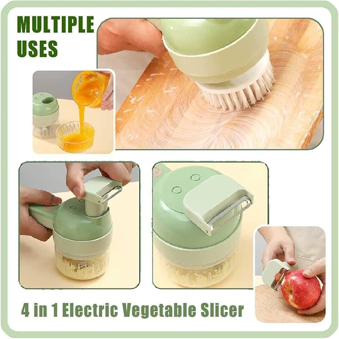 boAet™ 4 in 1 Portable Electric Vegetable Cutter Set