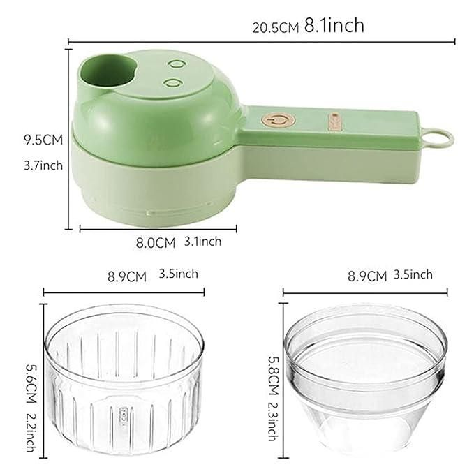 boAet™ 4 in 1 Portable Electric Vegetable Cutter Set