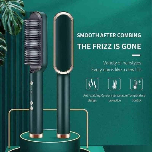boAet™ Professional Hair Straightener Tourmaline Ceramic Hair Curler Brush Hair Comb