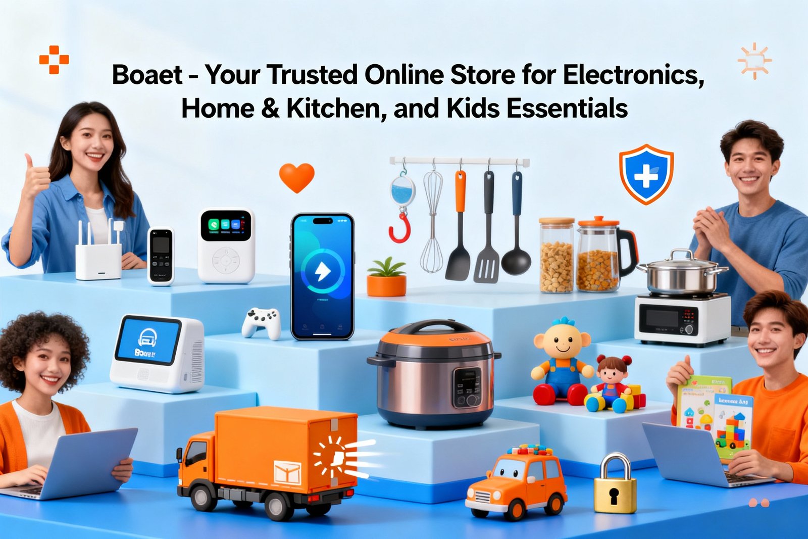 Online store for Electronics, Home & Kitchen, and Kids 10-60