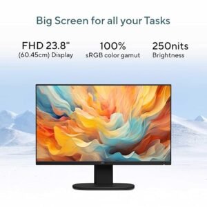 ASUS V440 (2026),i3-14th Gen,Intel Core 3 100U,Intel iGPU,8GB/256GB,FHD,23.8"(60.45 cm),Win 11,M365 Basic(1Y),Office 24,Black,5.46 kg,V440VAB-KBC3005WS,with Wireless Keyboard & Mouse,All in One PC